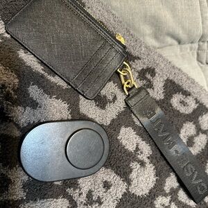 Case-Mate Black Card Holder with Strap